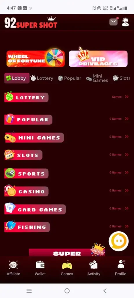 92 Supershot Game in Pakistan - Banner - explorerslots.com.pk