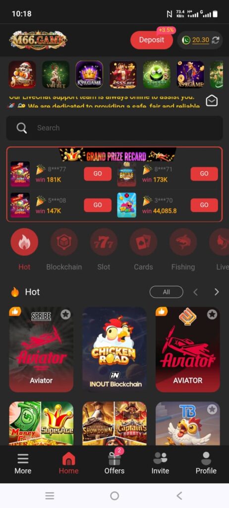 M66 Game Download - Games Included - explorerslots.com.pk