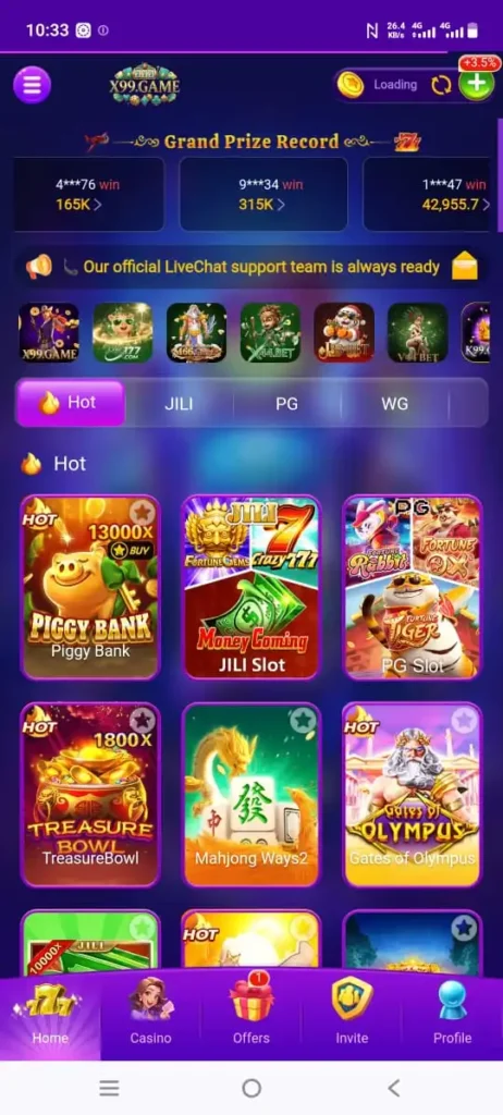 X99 Game in Pakistan - Banner 1 - explorerslots.com.pk