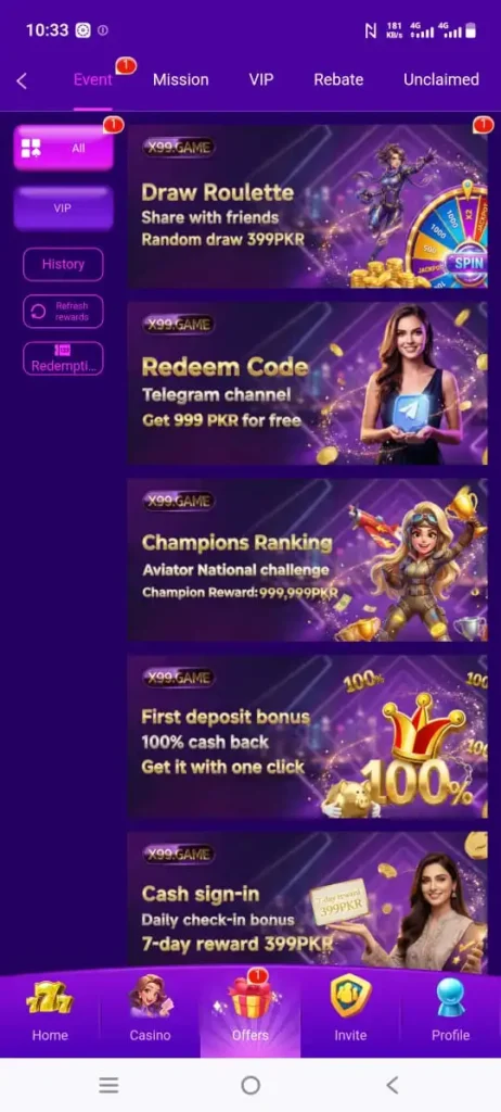 X99 Game in Pakistan - Banner 2 - explorerslots.com.pk