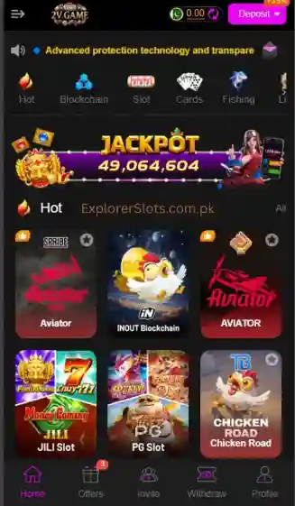 2V Game Download - Games Included - explorerslots.com.pk