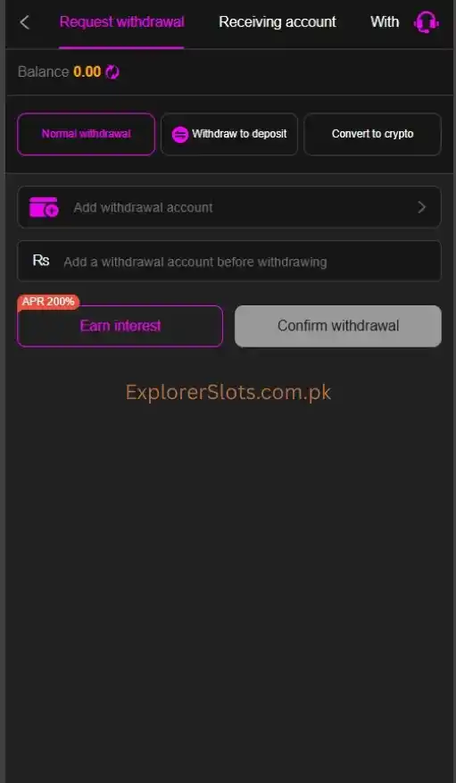 2V Game Download - Withdraw - explorerslots.com.pk