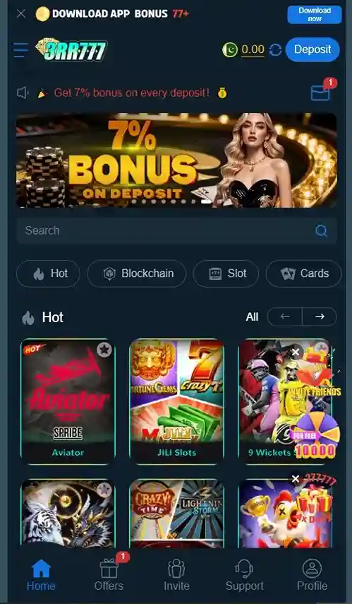 3RR777 Game - Games Included - explorerslots.com.pk