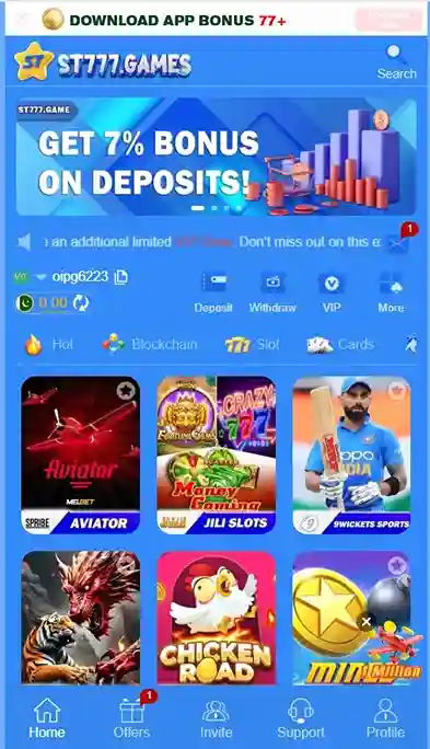 ST777 Game Download - Games Included - explorerslots.com.pk