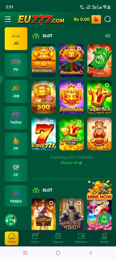 EU777 Game